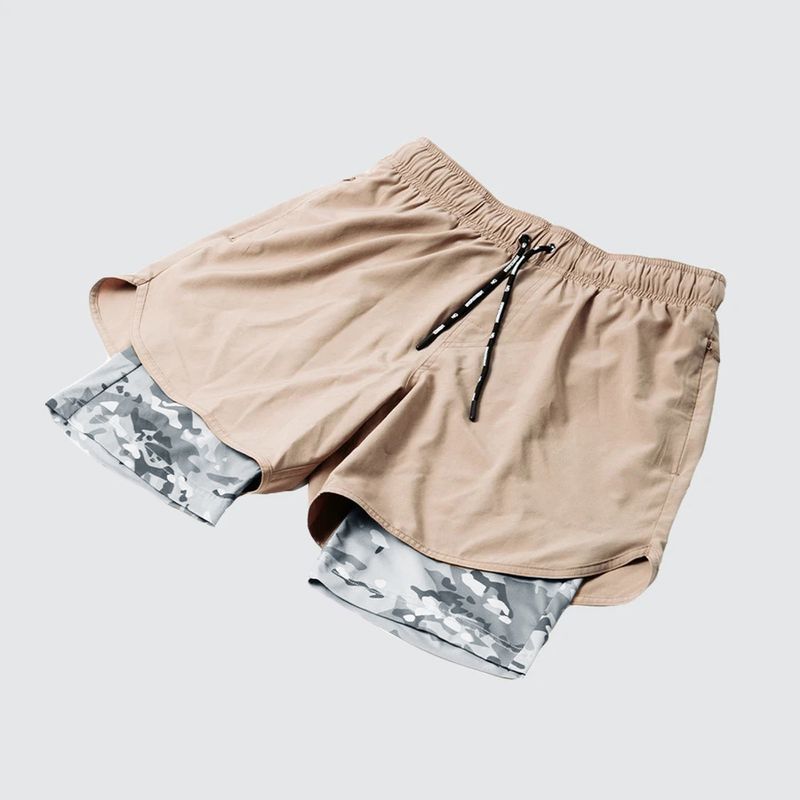 Men's Quick-Dry Running Shorts - Breathable Workout Shorts With Zipper Pockets & Inner Liner - Lightweight Athletic Training Shorts_voghion.com