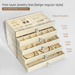 Luxury Jewelry Storage Box Desktop Ring Necklace Earring Organizer Accessories_voghion.com