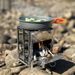 Stufa a legna portatile per esterni, per escursionismo, campeggio, picnic, barbecue a carbone pieghevole, griglia per barbecue in acciaio inossidabile_voghion.com