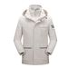 Couple's Jacket for Men and Women Three-in-one Removable Polar Fleece Liner Windproof and Waterproof Mountaineering Jacket Wholesale_voghion.com