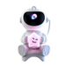 Rocket Plane Moon Astronaut Bluetooth Speaker Space Man USB Night Light Star Projection Lamp_voghion.com
