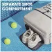 Portable Tennis Backpack Large Capacity Ball Pack Racket Storage Daypack Outdoor Pickleball Bag With Shoe Compartment_voghion.com
