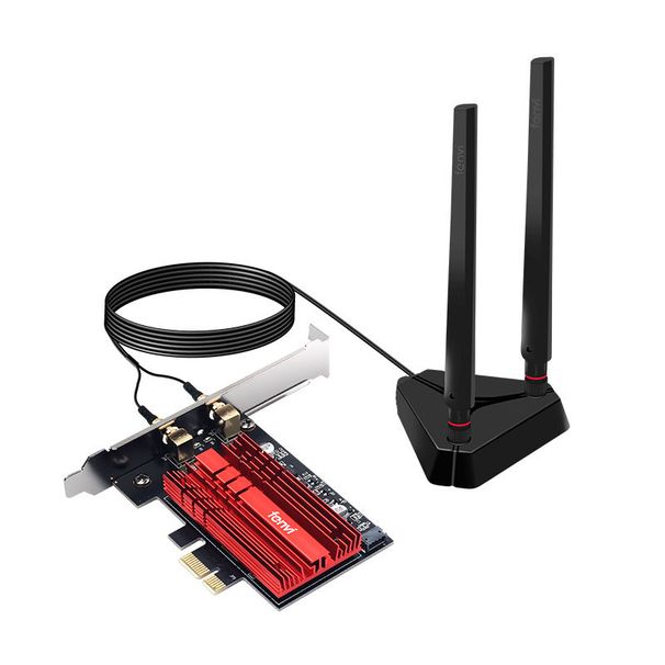 Trådløs 3000Mbps PCIe Dual Band Adapter Intel AX200 Wi-Fi 6 Bluetooth 5.2 Netværk Wifi-kort 802.11ac/ax 2.4G 5G Desktop PC_voghion.com