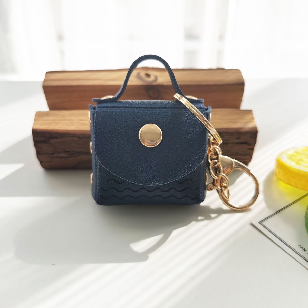 Taschenanhänger Mini-Geldbörse Schlüsselanhänger Anhänger Pu-Leder Schmuck Zubehör Schlüsselanhänger DIY Anhänger Aufbewahrung Geschenk_voghion.com