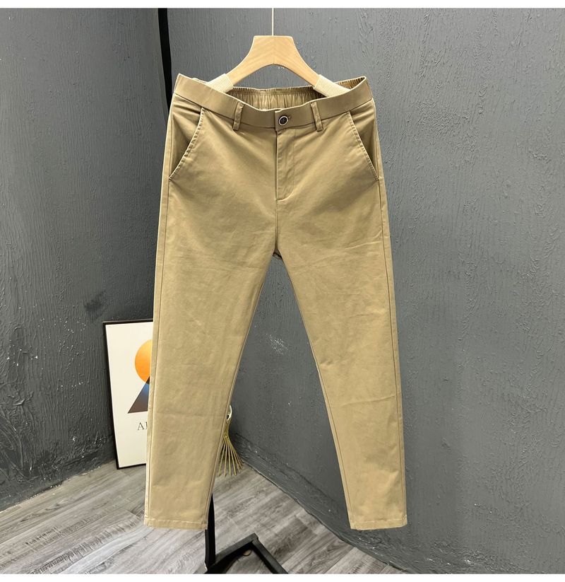 Abbigliamento Uomo Pantaloni Casual Pantaloni Dritti Trendy Uomo Pantaloni Slim_voghion.com