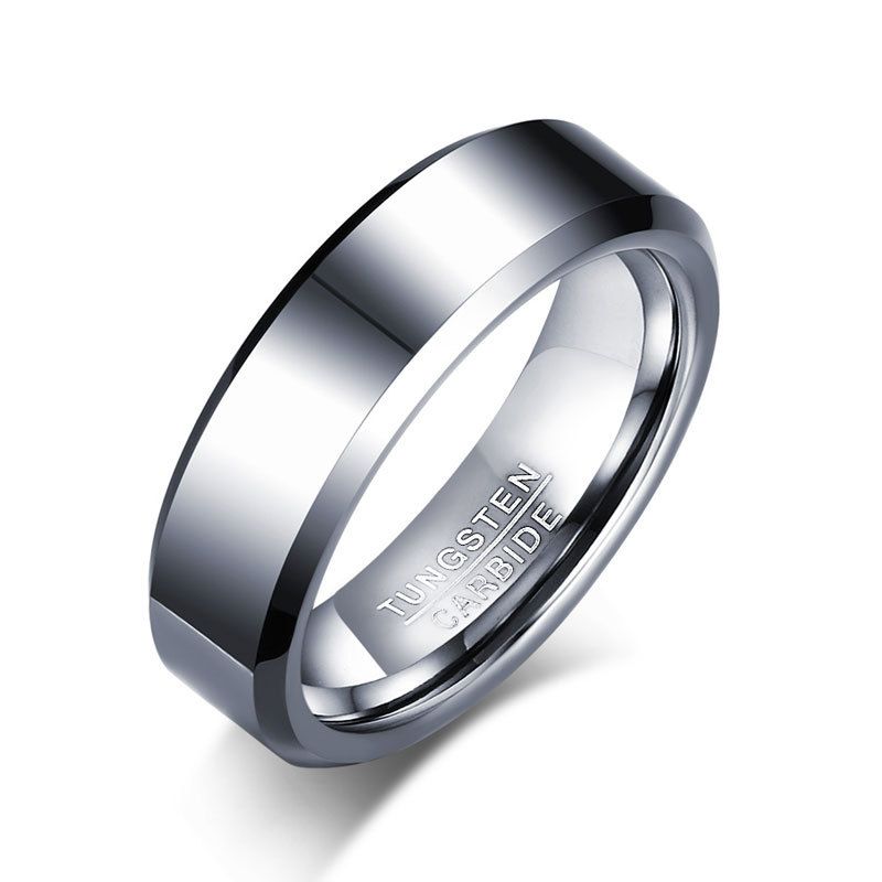 Anello coreano da uomo in acciaio al tungsteno, nuovo, con gioielli di moda, TCR-013_voghion.com