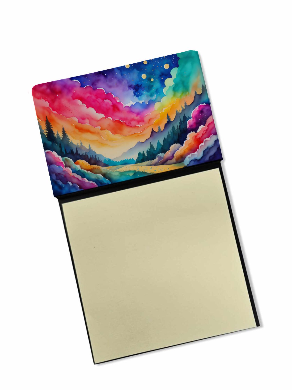 NEW Dusty Miller in Color Sticky Note Holder Refillable Dispenser Self-Sticky Note Pads, Memo Pads Blank Desk Accessories_voghion.com
