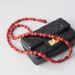 Acrylic Bead Fashion Red Beaded Accessories Shoulder Crossbody Lanyard Bag Strap Phone Chain_voghion.com