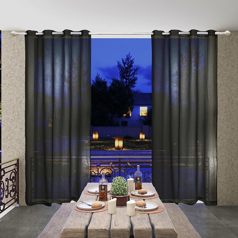 Nordic Minimalist Invisible Outdoor Curtains And Window Screens Can Be Used In Various Home Styles_voghion.com