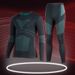 Ensemble de sous-vêtements de ski d'hiver pour hommes, à séchage rapide et chauds, respirants et fonctionnels, évacuant la transpiration._voghion.com