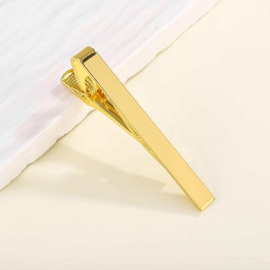 new clothing tie clip accessories copper tie clip men's simple shirt clip_voghion.com
