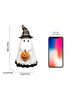Decorazione per feste a forma di zucca fantasma da bar di Halloween, simpatica statuetta_voghion.com