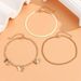 Accessori Moda Tre Pendenti Nuova Catena da Spiaggia Farfalla Cavigliera Set_voghion.com
