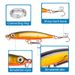 Eight Color Sinking Pencil Micro Object Small Silver Fish 5.3cm3g With Lead Block + Enhanced Three Hook Freshwater Sea Fishing Bait_voghion.com