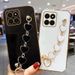 Phone Cover For Honor X6a Plus with Love Heart Chain Plating Full protecter case_voghion.com