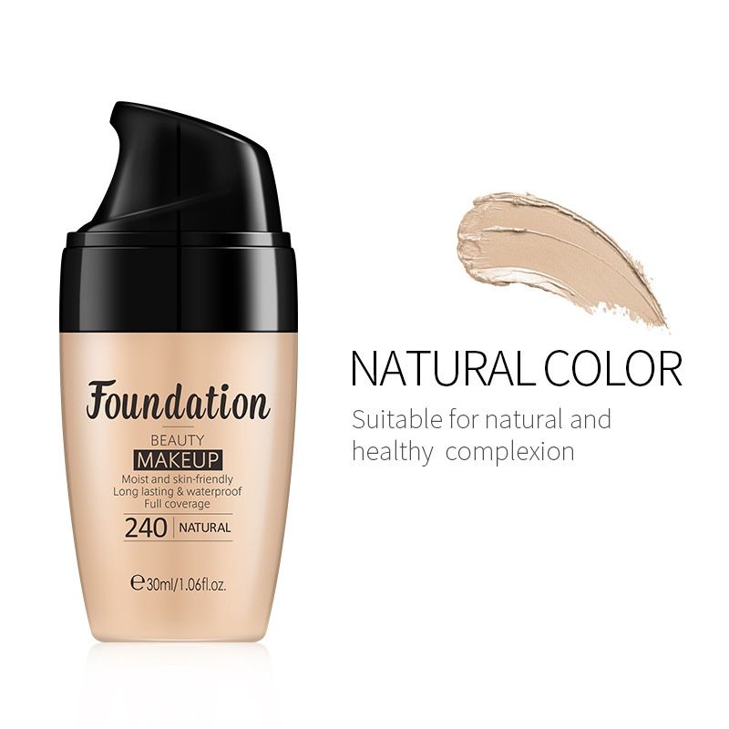LAIKOU flüssige Foundation 30ML mehrfarbig optional feuchtigkeitsspendende FDA-Kosmetik_voghion.com