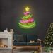 Neonschilder und Wanddekorationen mit Pizza-Weihnachtsbaummotiven können als Weihnachtsgeschenke verwendet werden und sind die beste Wahl zum Verschenken an Freunde und Familie._voghion.com