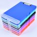 Factory plastic solid color with hook single force clip writing flat clip file box board clip printable LOGO_voghion.com