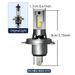 40000LM Canbus H4 LED Scheinwerferlampen 9003 HB2 Fernlicht 120 W/pair Autolichter 24 CSP 3570 Turbo LED Diodenlampen 12V_voghion.com