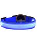 Kæledyr LED Nylon USB Lysende Hunde Natlys Opladningshalsbånd Trådnet Ring_voghion.com