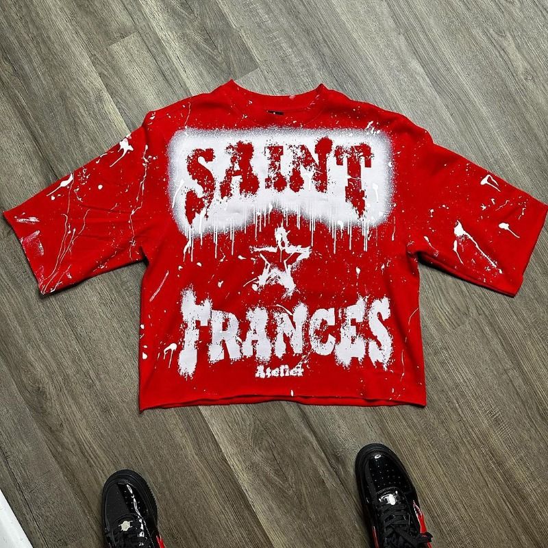 Y2k Style Fashion T Shirt Harajuku Street Trend Pattern Printing Casual Loose Round Neck Sweatshirt_voghion.com
