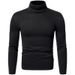 Men Turtleneck Sweater Design Long Sleeve Shirt top_voghion.com