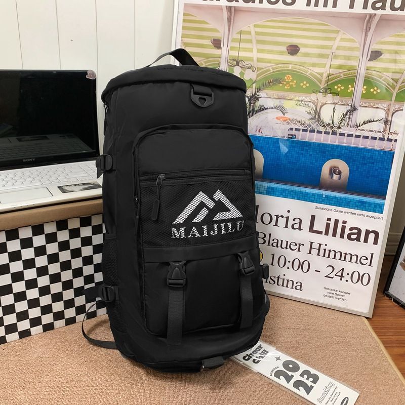 Travel Bag Travel Bag Large Capacity Can Shoulder Sports Fitness Male Yoga Training Female Short Trip Independent Shoe Storage_voghion.com