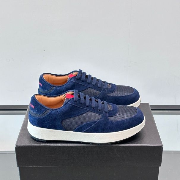 New Men's Cow Suede Patchwork Comfortable Breathable Sports Lightweight Fashion Casual Shoes Wasteland Style Sneakers_voghion.com