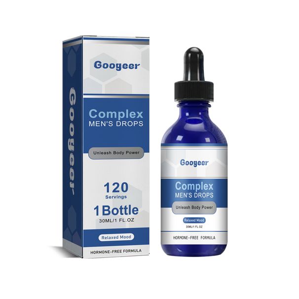 Googeer Complex Men's Drops Male Enhancement Supplement Drops Unleash Body Power HORMONFRI FORMEL_voghion.com