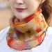 Thin Pullover Sun Protection Veil New Small Silk Warmer Neck Hanging Ear Mask Women's Gauze Scarf_voghion.com