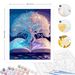 RUOPOTY Pittura classica con numeri Dipinti decorativi dipinti a mano Albero nel libro Decorazione domestica per regalo per bambini_voghion.com