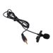 Microfono Lavalier portatile a clip con jack da 3,5 mm, mini microfono a condensatore cablato a mani libere per iPhone, smartphone Samsung_voghion.com