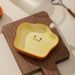 Bread-Shaped Ceramic Household Flavor Cute Small Soy Sauce Seasoning Vinegar Dish Hot Pot Dipping Bowl_voghion.com
