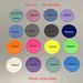 Pestañas de índice transparentes e impermeables, notas adhesivas redondas para libros, material de oficina y escolar, marcadores de páginas de colores, reutilizables y autoadhesivos, 16 colores_voghion.com