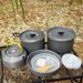 Camping Cookware Set - 5-6 Person Non-Stick Pot & Kettle For Outdoor Picnics & Road Trips (Complete Family Cooking Kit)_voghion.com