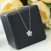 Chains S Sterling Sier Five-Petal Flower Necklace Inlaid With Zircon Daily Wear Elegant Delicate Birthday Gift To_voghion.com
