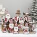 Charming Christmas Figurines Set – Festive Santa, Snowman & Reindeer Plush Decor For Home, Office & Store Displays_voghion.com