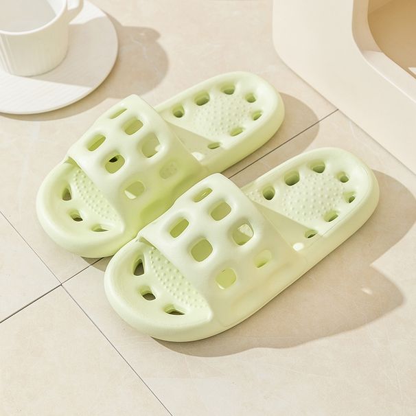 Damen-Badehausschuhe mit Auslaufschutz für den Sommer, geeignet für die Dusche zu Hause, rutschfest, schnelltrocknend, mit Hohlmuster für Herren_voghion.com
