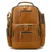 Men's Genuine Crazy Horse Leather Large Capacity Multi-Pocket Travel Backpack Cowhide School Bag_voghion.com