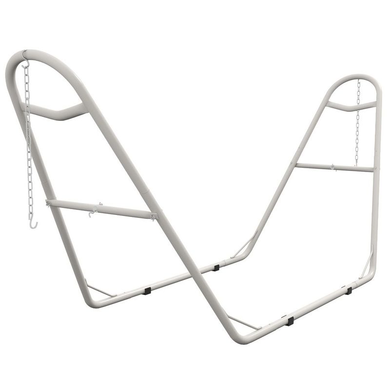 Hammock Stand For 2 Person, Portable Adjustable Steel Frame Hammock Stand With Weather Resistant Finish, For 9-14ft Hammocks, 10.3', 550 Lbs. Capac_voghion.com