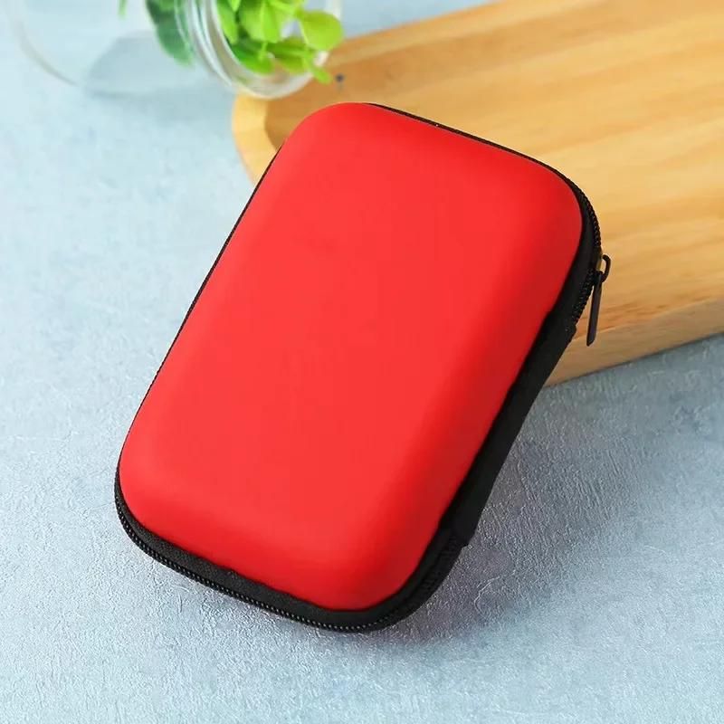 1 x Aufbewahrungstasche für Kopfhörer, Tasche für tragbare 2,5-Zoll-Festplatten, rechteckige Aufbewahrungsbox für Ladegeräte_voghion.com