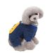 Pet Clothing Autumn/Winter New Teddy Dog Cat Bag Style 19 Thick Four Leg Velvet Clothes_voghion.com