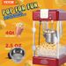 Popcorn Red 2.5 Popcorn Machine Maker Oz 300W Tabletop Popper_voghion.com