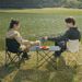 Outdoor folding Chicken rolls portable picnic table chair complete set of camping equipment supplies_voghion.com