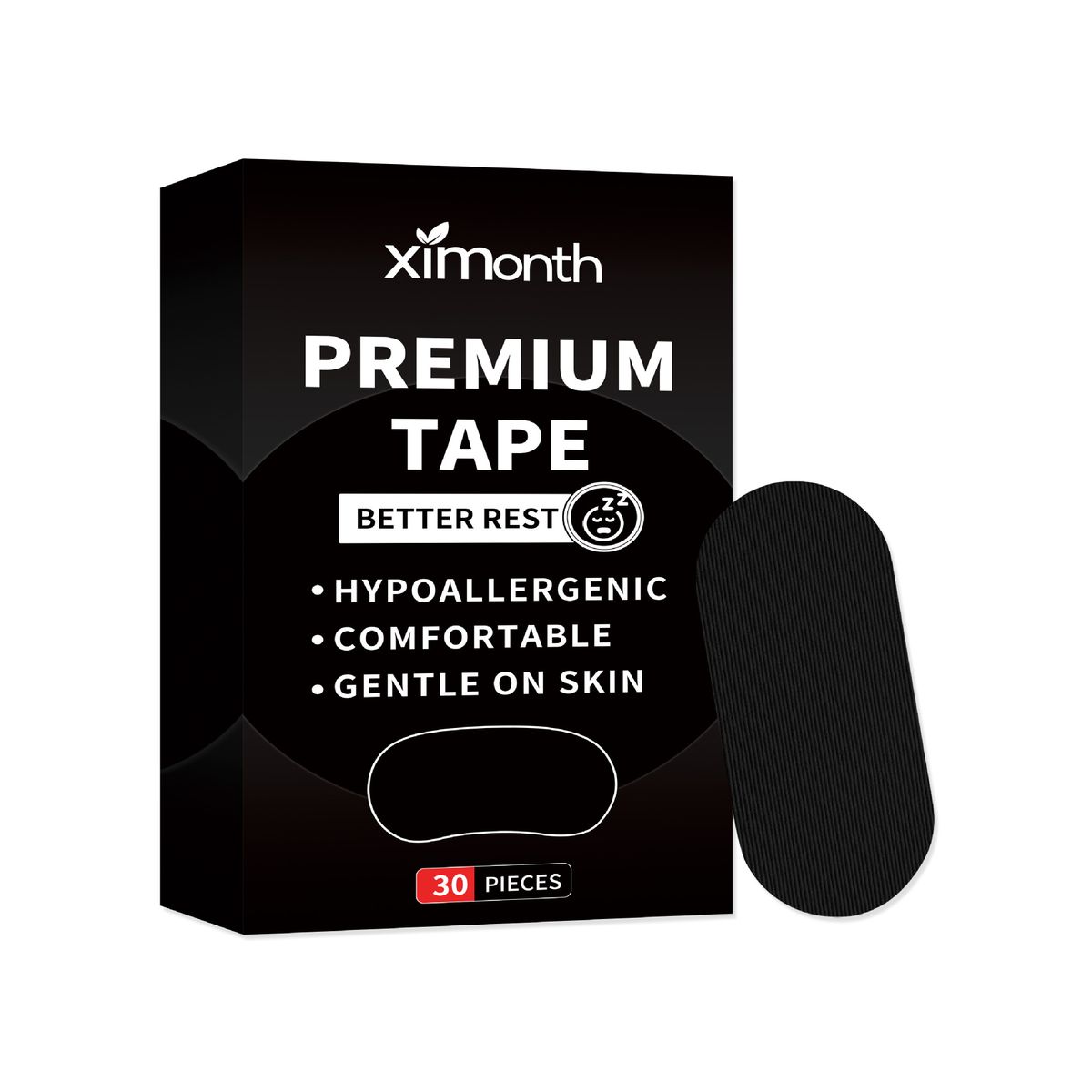 Patch de soin du sommeil XIMONTH Soin doux pour le confort du corps la nuit Soin respirant pour le sommeil Patch bouche fermée_voghion.com