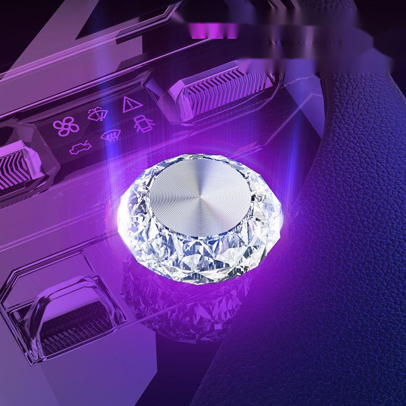 Araba LED Renk Degrade Yanıp Sönen Araba USB Göz Kamaştırıcı Gece İç Dekorasyon Atmosfer Işığı_voghion.com