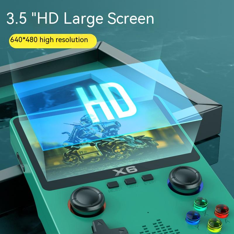 Draagbare videogameconsole X6 Ingebouwde 8000+ games 11 simulatoren Retro game 3D-joystick Gamepad_voghion.com