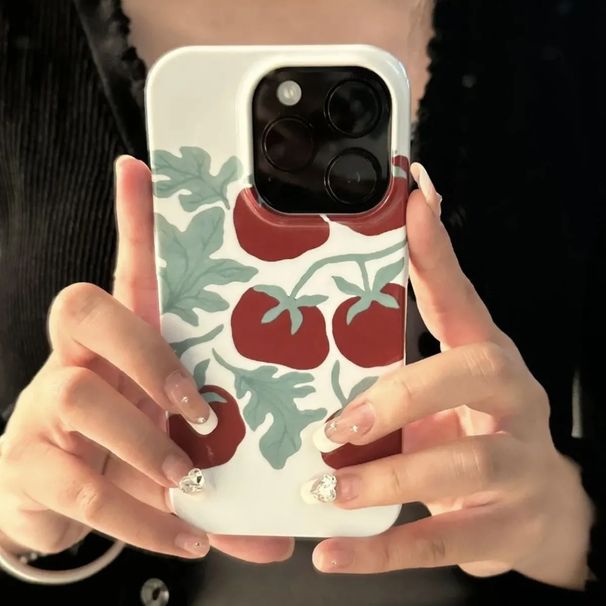 Abbildung Tomate Geeignet Für 11 Telefon Fall IPhone 12131415 Pro Space Transparent 678PLUS_voghion.com