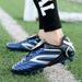 Kinderen voetbalschoenen Jongens ademende basisschool jongens TF lange nagels kunstgras indoor en outdoor spel trainingsschoenen_voghion.com