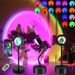 Slimme Bluetooth Zonsondergang Projectielamp Zonsondergang Projector Nachtlampje APP Afstandsbediening Led-verlichting voor Kamerdecoratie Fotografie Geschenken_voghion.com